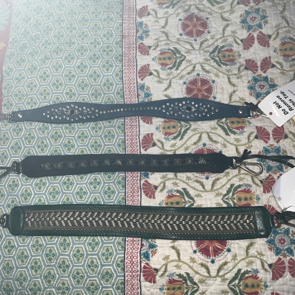 3 brand new Campomaggi purse straps